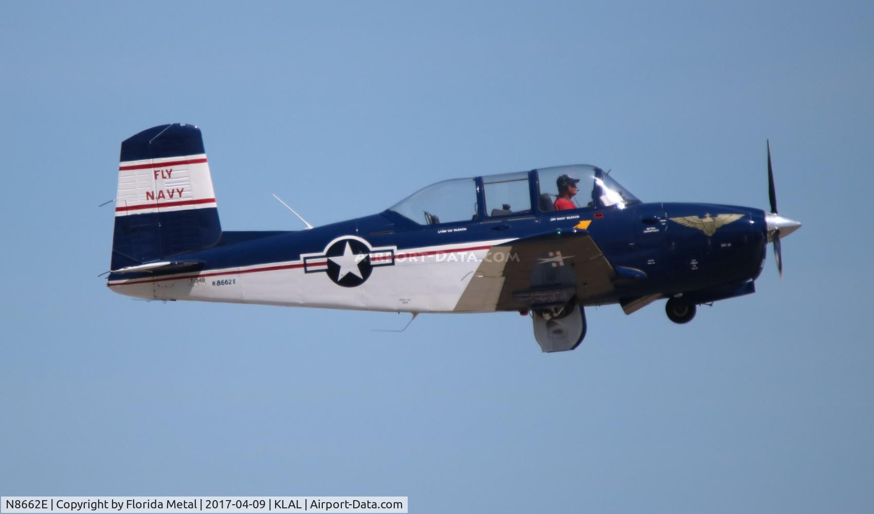 N8662E, 1955 Beech D-45 Mentor C/N BG-33, Beech T-34