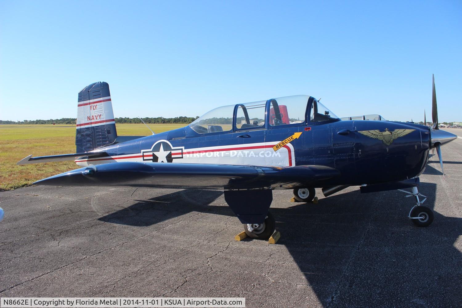 N8662E, 1955 Beech D-45 Mentor C/N BG-33, Beech T-34