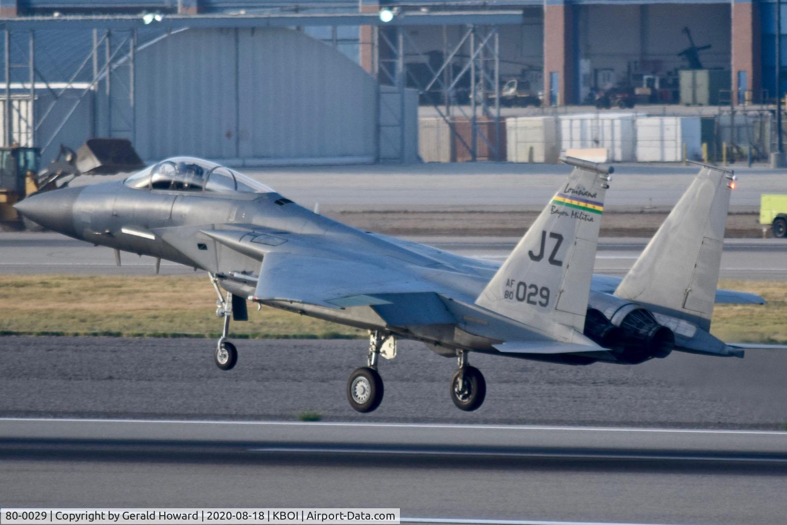 80-0029, 1980 McDonnell Douglas F-15C Eagle C/N 0679/C178, Climbing ou from 10L.159th FW 