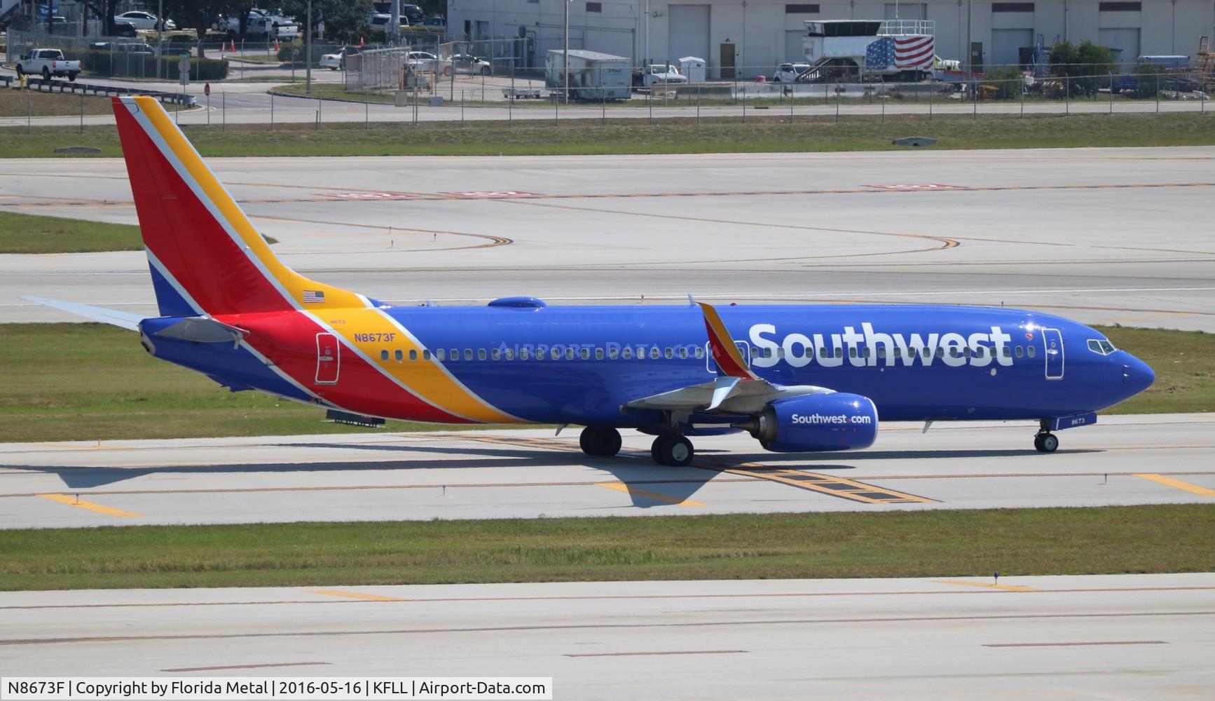 N8673F, 2015 Boeing 737-8H4 C/N 36937, WN 737-800