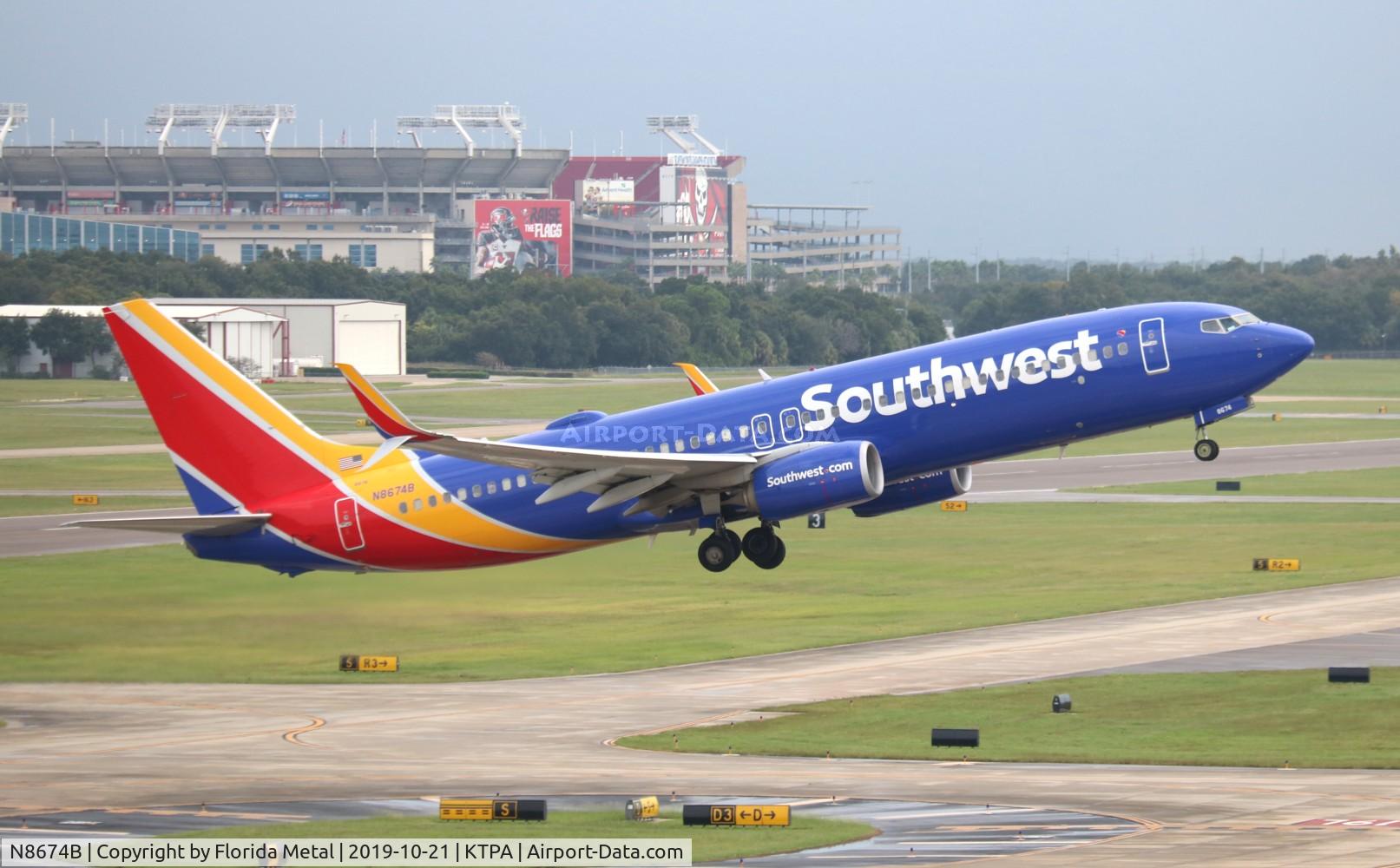 N8674B, 2015 Boeing 737-8H4 C/N 36734, WN 737-800
