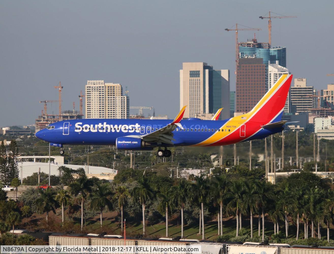 N8679A, 2016 Boeing 737-8H4 C/N 36932, WN 737-800