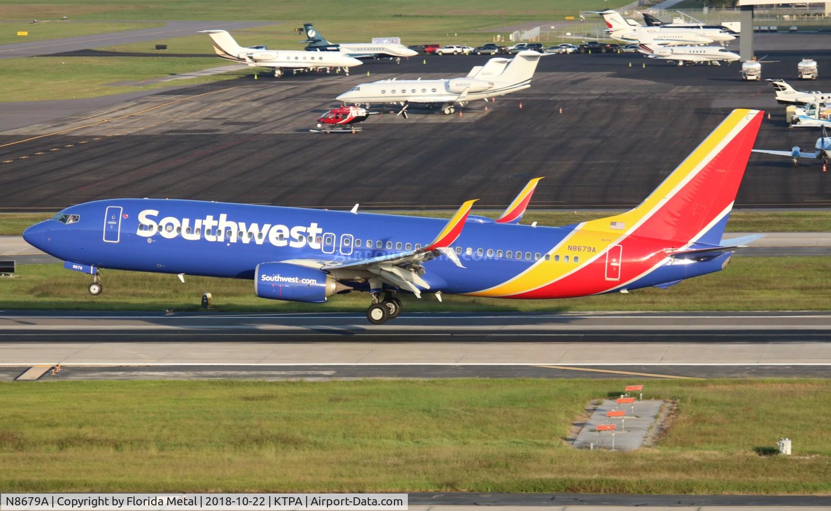 N8679A, 2016 Boeing 737-8H4 C/N 36932, WN 737-800