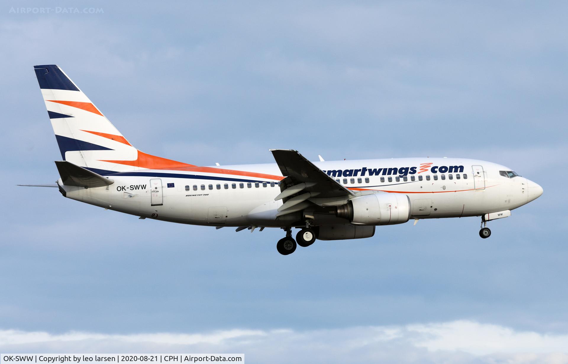 OK-SWW, 2003 Boeing 737-7Q8 C/N 28254, Copenhagen 21.8.2020