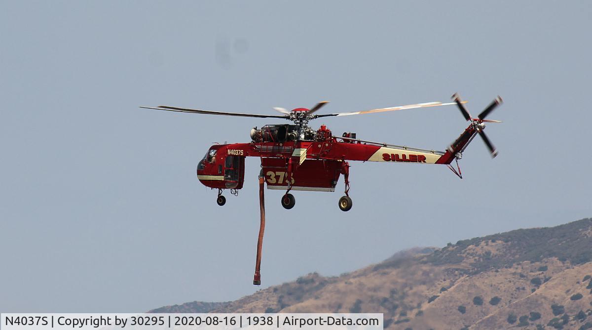 N4037S, 1975 Sikorsky S-64E C/N 64101, Landing