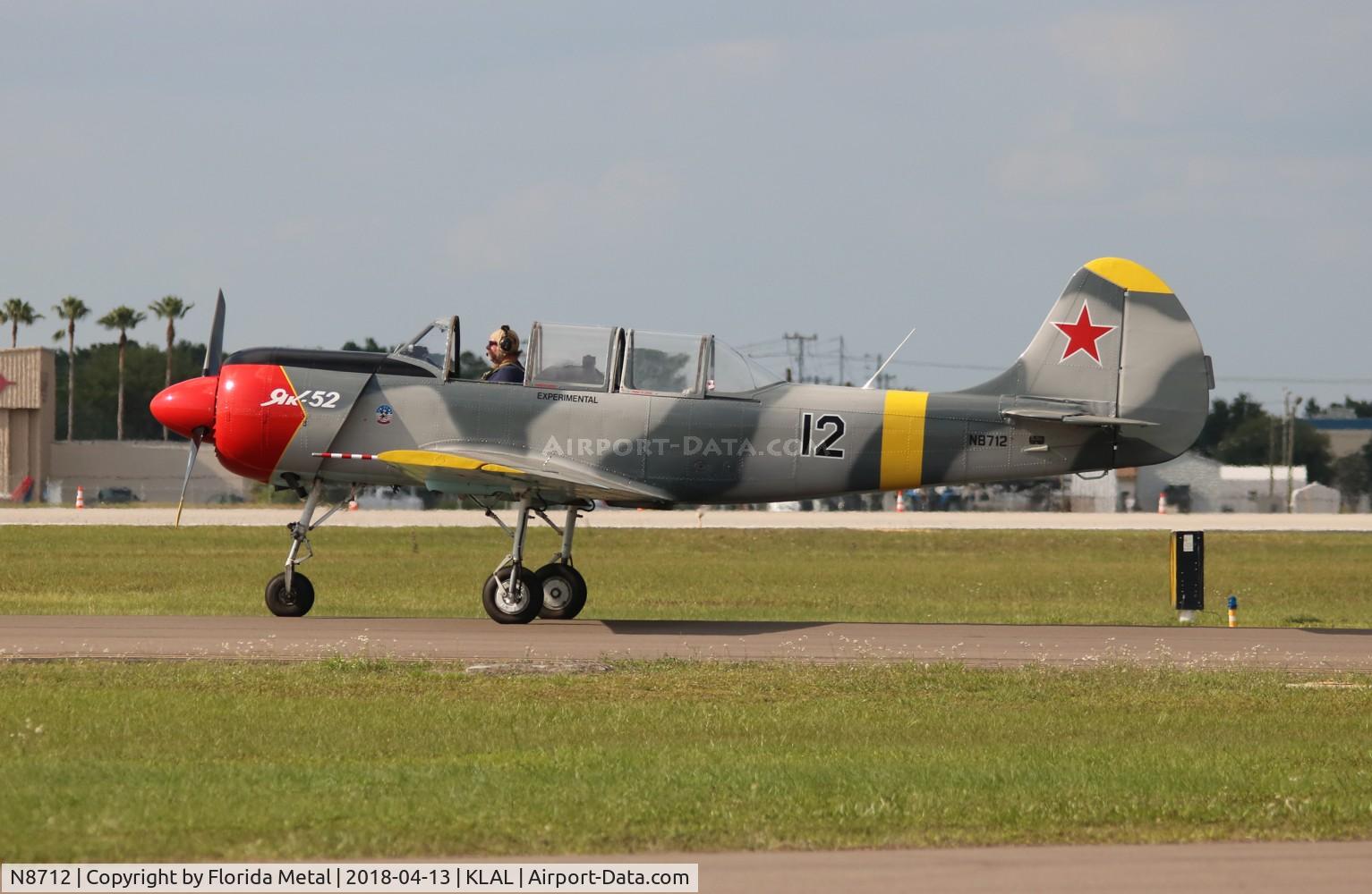 N8712, 1985 Yakovlev (Aerostar) Yak-52 C/N 866306, Yak-52