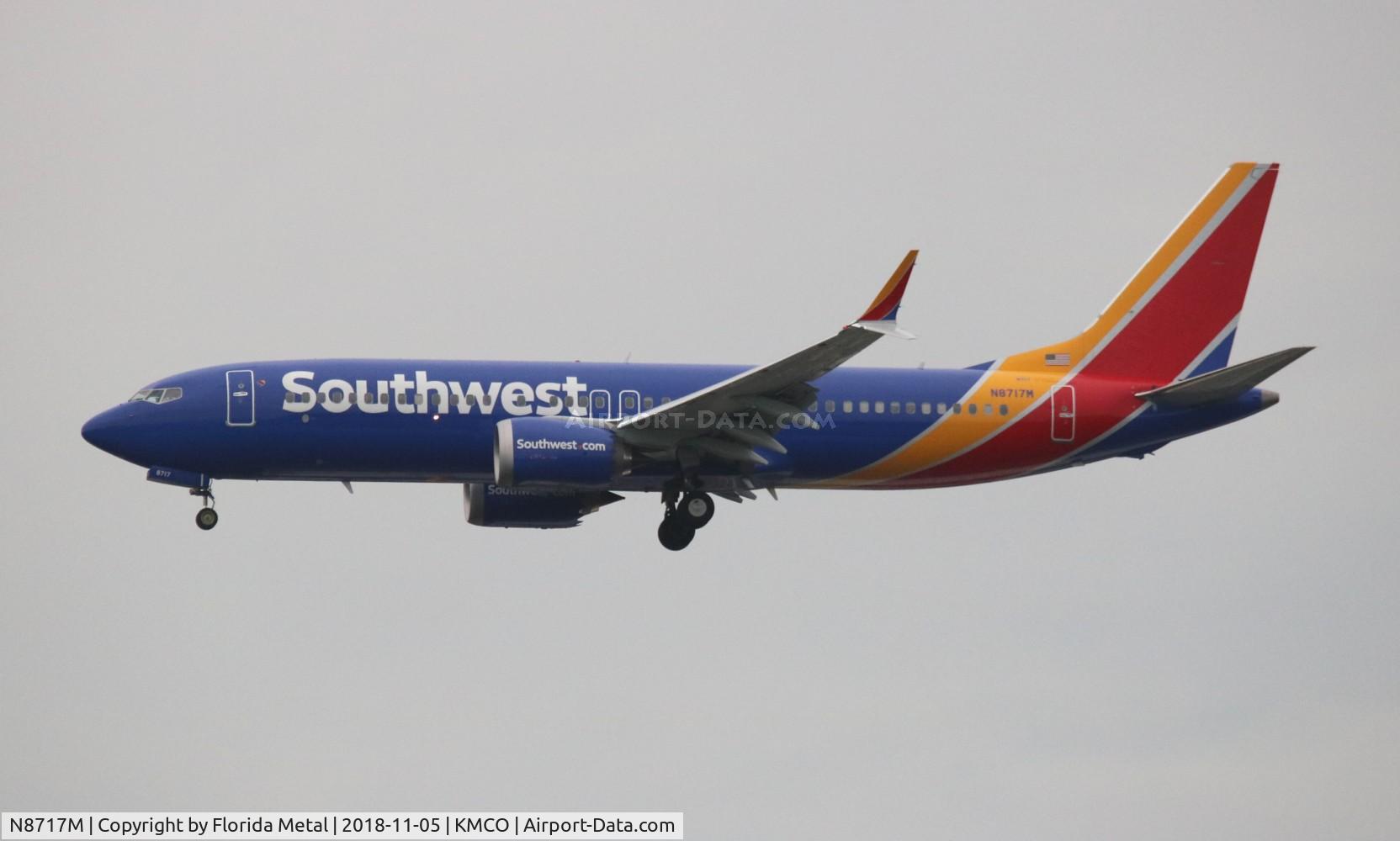 N8717M, 2018 Boeing 737-8 MAX C/N 42751, WN 737-8 MAX