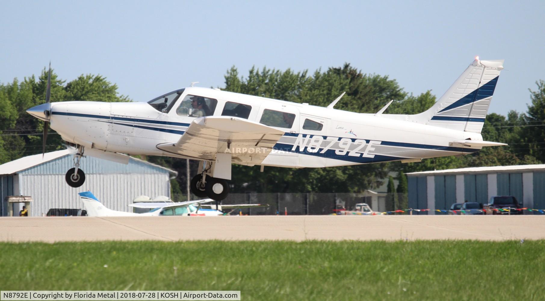 N8792E, 1976 Piper PA-32R-300 Cherokee Lance C/N 32R-7680178, PA-32R-300