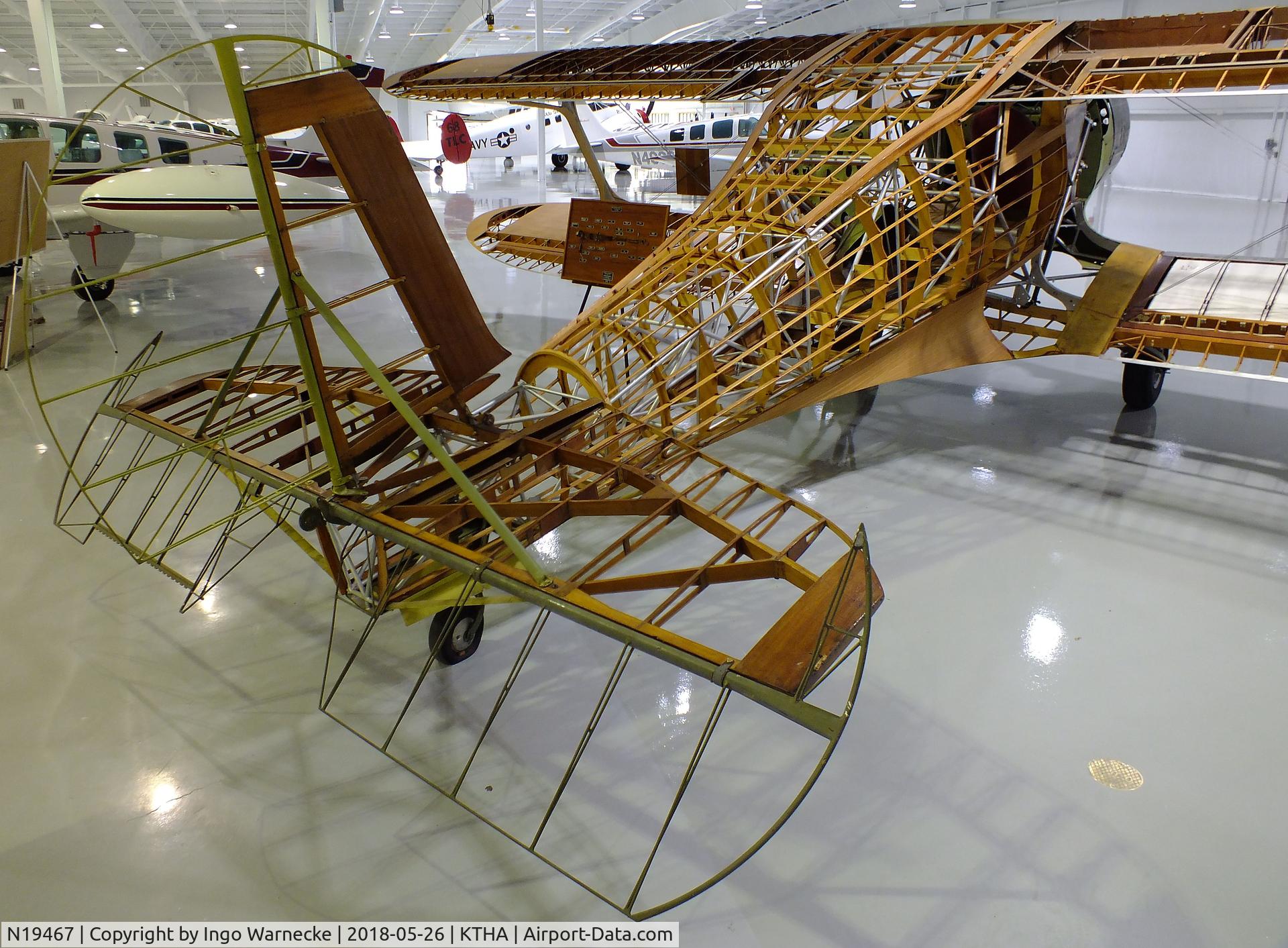 N19467, 1938 Beech E17L C/N 231, Beechcraft E17L Staggerwing (minus outer skin) at the Beechcraft Heritage Museum, Tullahoma TN