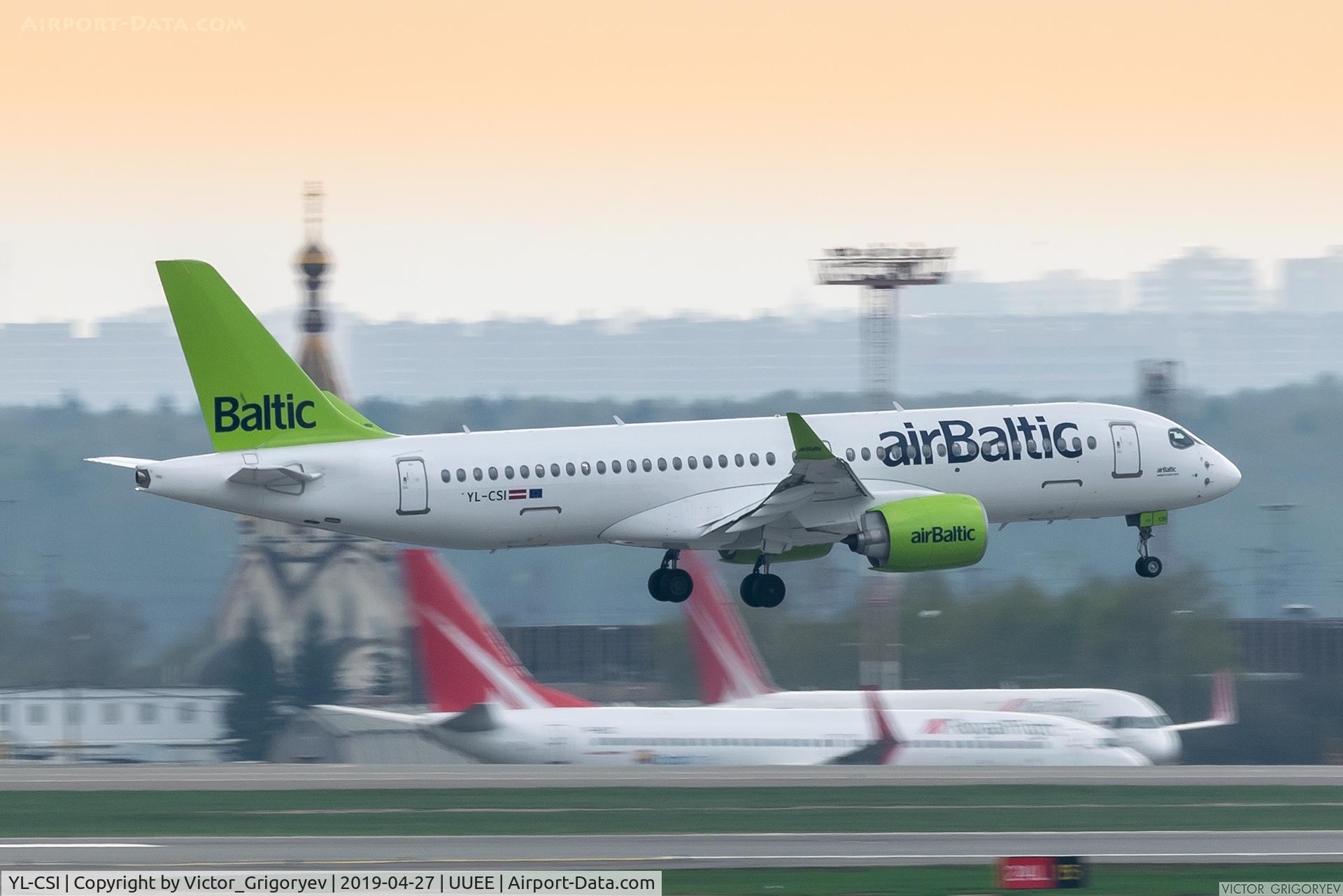 YL-CSI, 2018 Bombardier CSeries CS300 (BD-500-1A11) C/N 55034, airBaltic