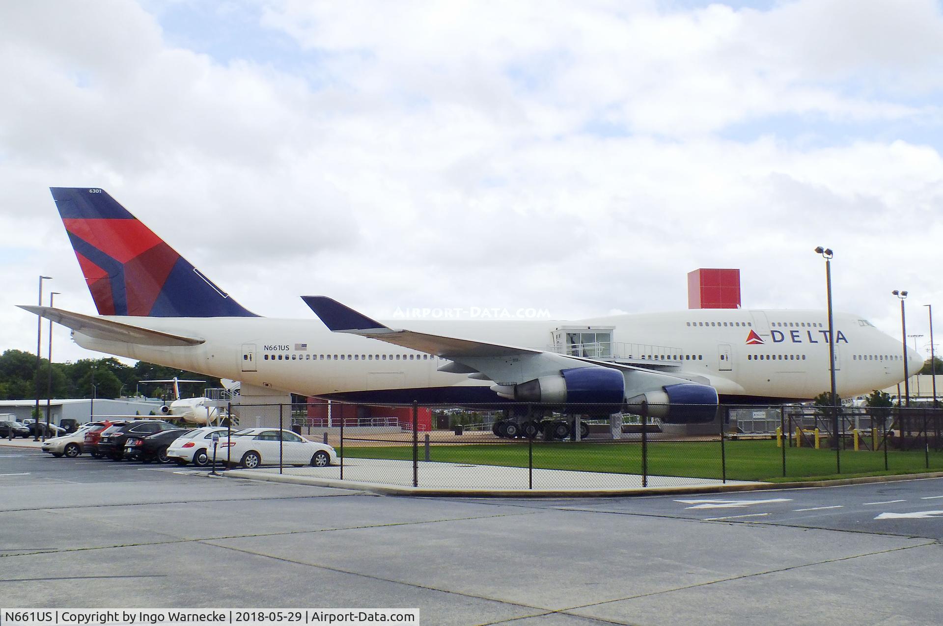 N661US, 1989 Boeing 747-451 C/N 23719, Boeing 747-451 at the Delta Flight Museum, Atlanta GA