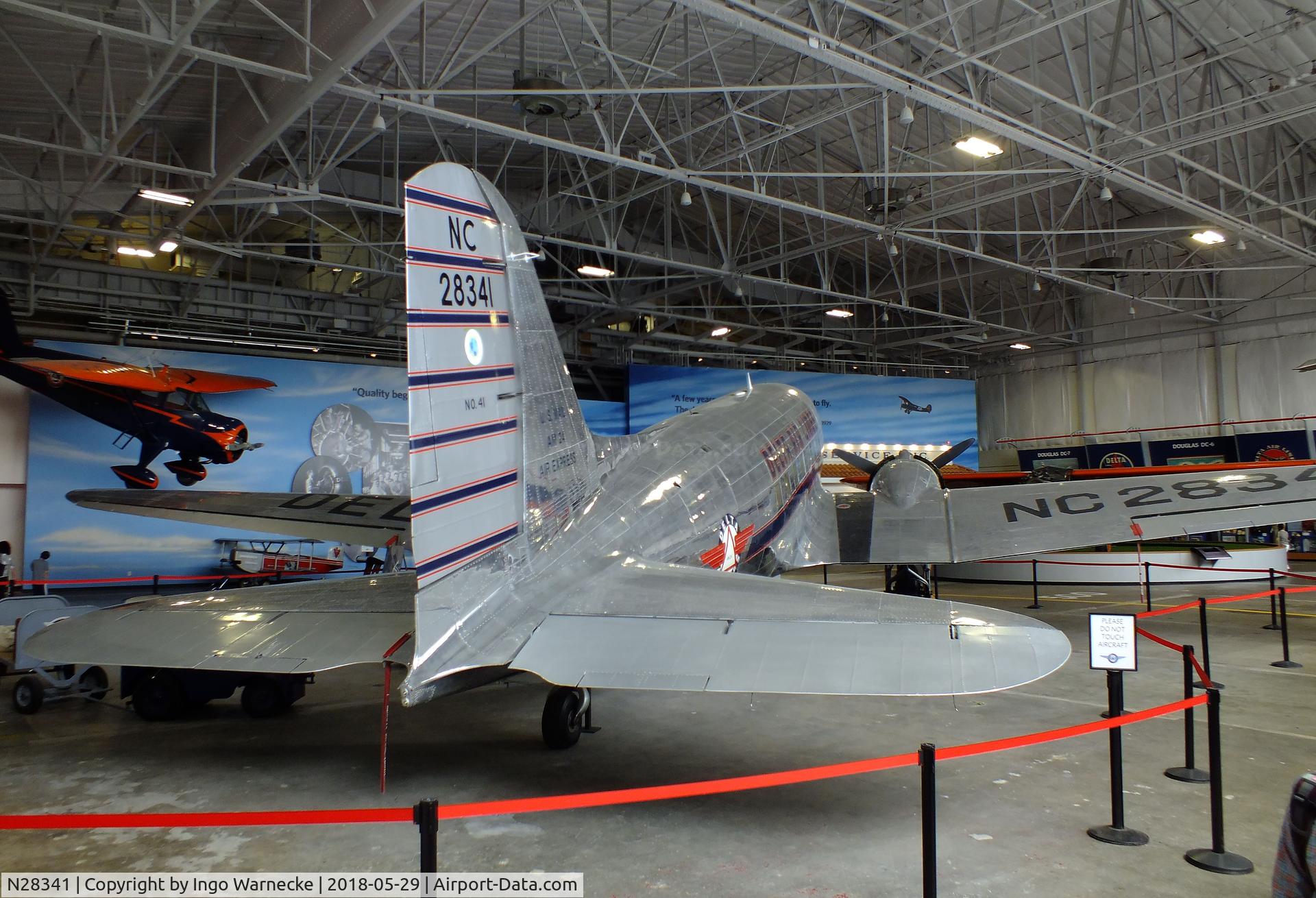N28341, 1940 Douglas DC-3-G202A C/N 3278, Douglas DC-3 at the Delta Flight Museum, Atlanta GA