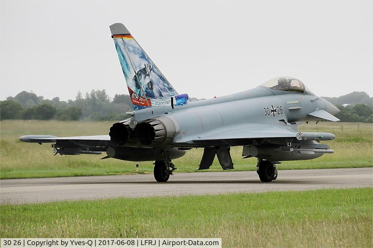 30 26, 2006 Eurofighter EF-2000 Typhoon S C/N GS016, Eurofighter EF-2000 Typhoon S, Taxiing to flight line, Landivisiau Naval Air Base (LFRJ) Tiger Meet 2017