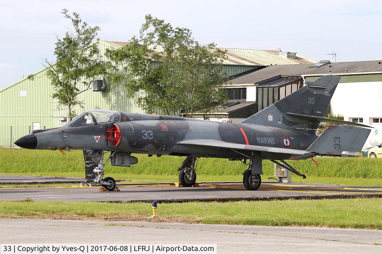 33, Dassault Super Etendard C/N 33, Dassault Super Etendard M, Preserved at Landivisiau Naval Air Base (LFRJ)