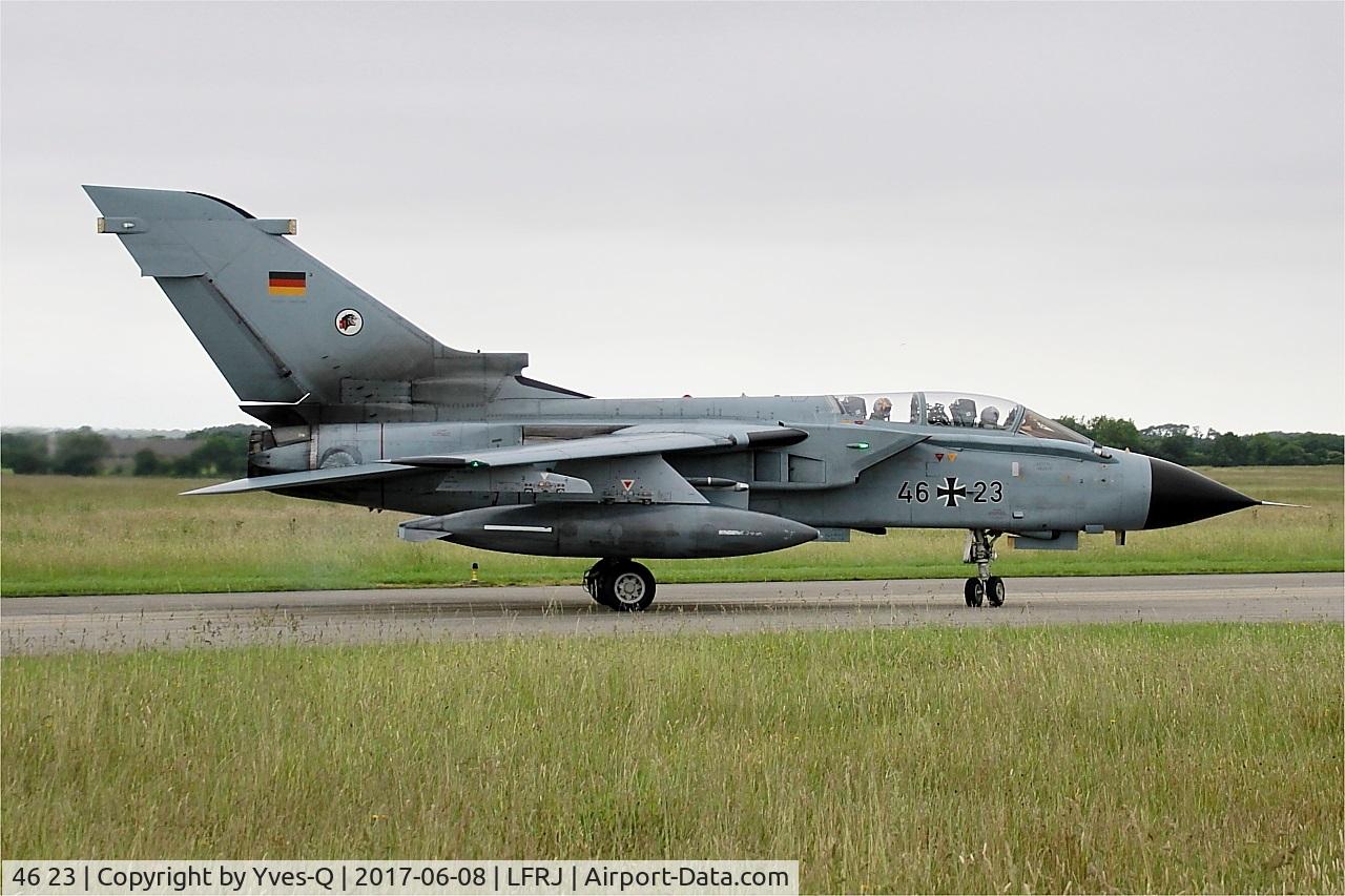 46 23, 1989 Panavia Tornado ECR C/N 817/GS256/4323, Panavia Tornado ECR, Taxiing to flight line, Landivisiau Naval Air Base (LFRJ) Tiger Meet 2017