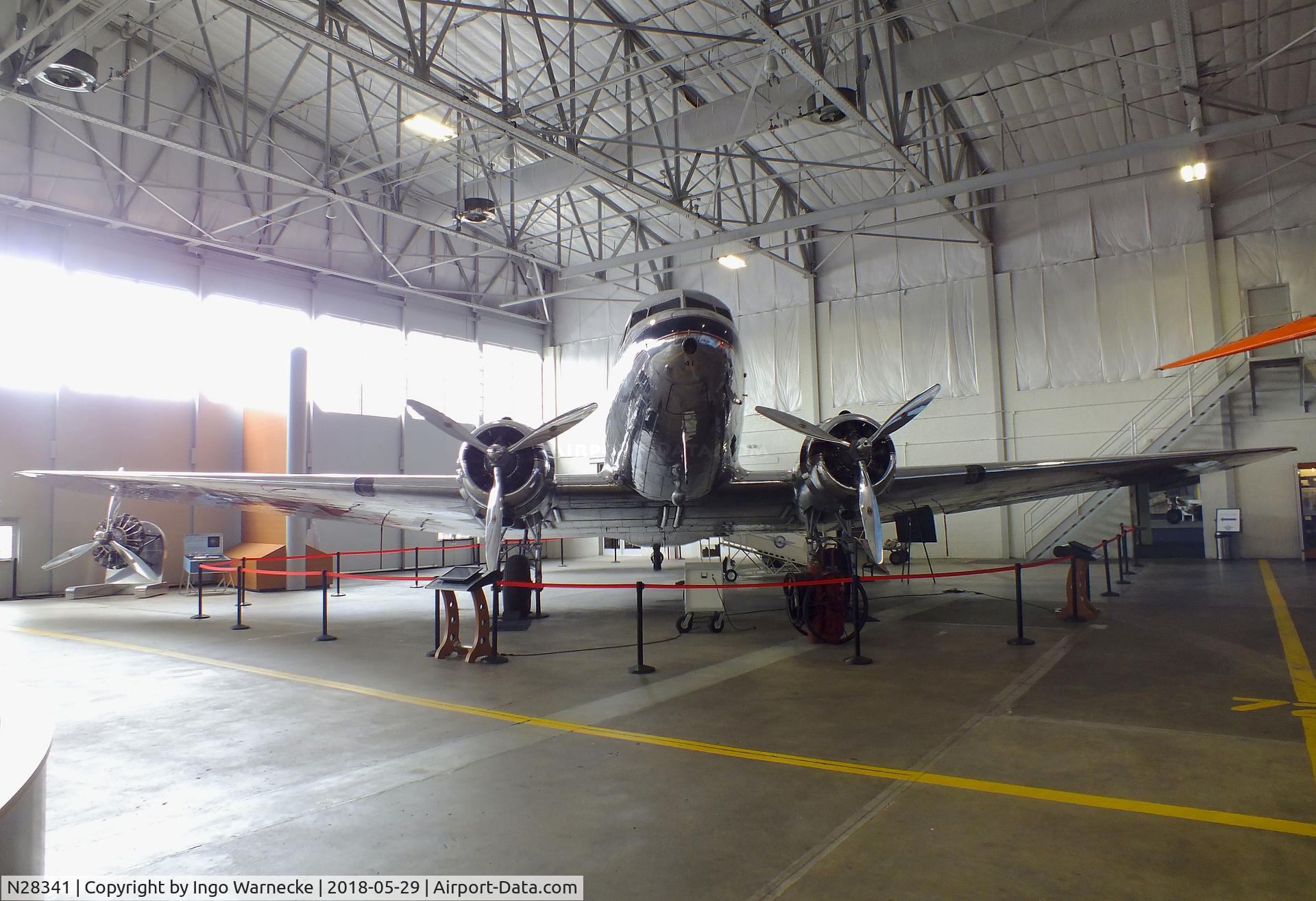 N28341, 1940 Douglas DC-3-G202A C/N 3278, Douglas DC-3 at the Delta Flight Museum, Atlanta GA