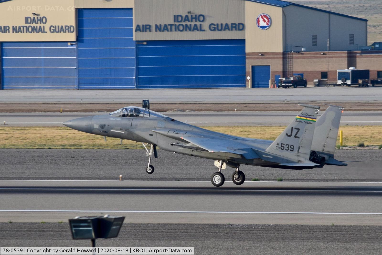 78-0539, 1978 McDonnell Douglas F-15C Eagle C/N 0529/C072, Take off from 10L. 159th FW 
