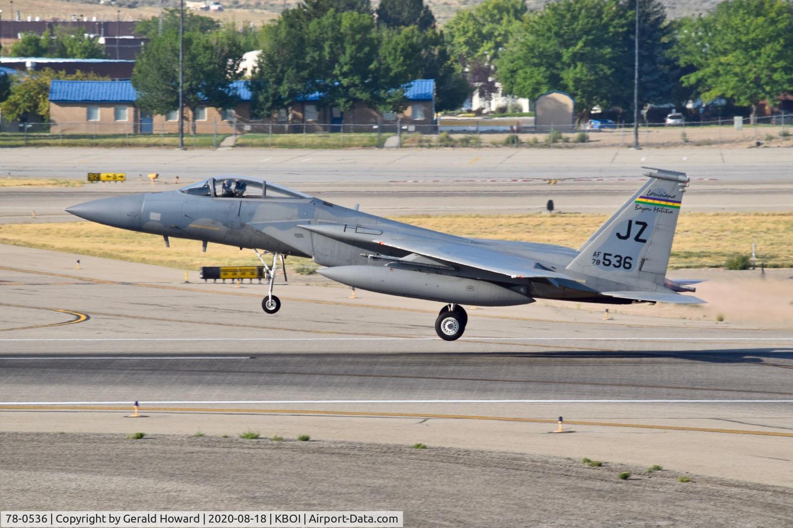 78-0536, 1978 McDonnell Douglas F-15C Eagle Eagle C/N 0526/C069, Take off from 10L. 159th FW 