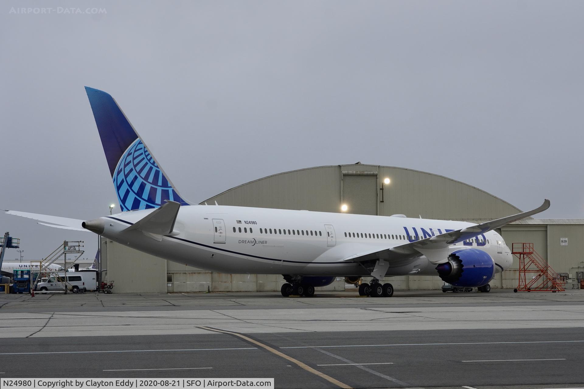 N24980, 2020 Boeing 787-9 Dreamliner Dreamliner C/N 66138, SFO 2020.