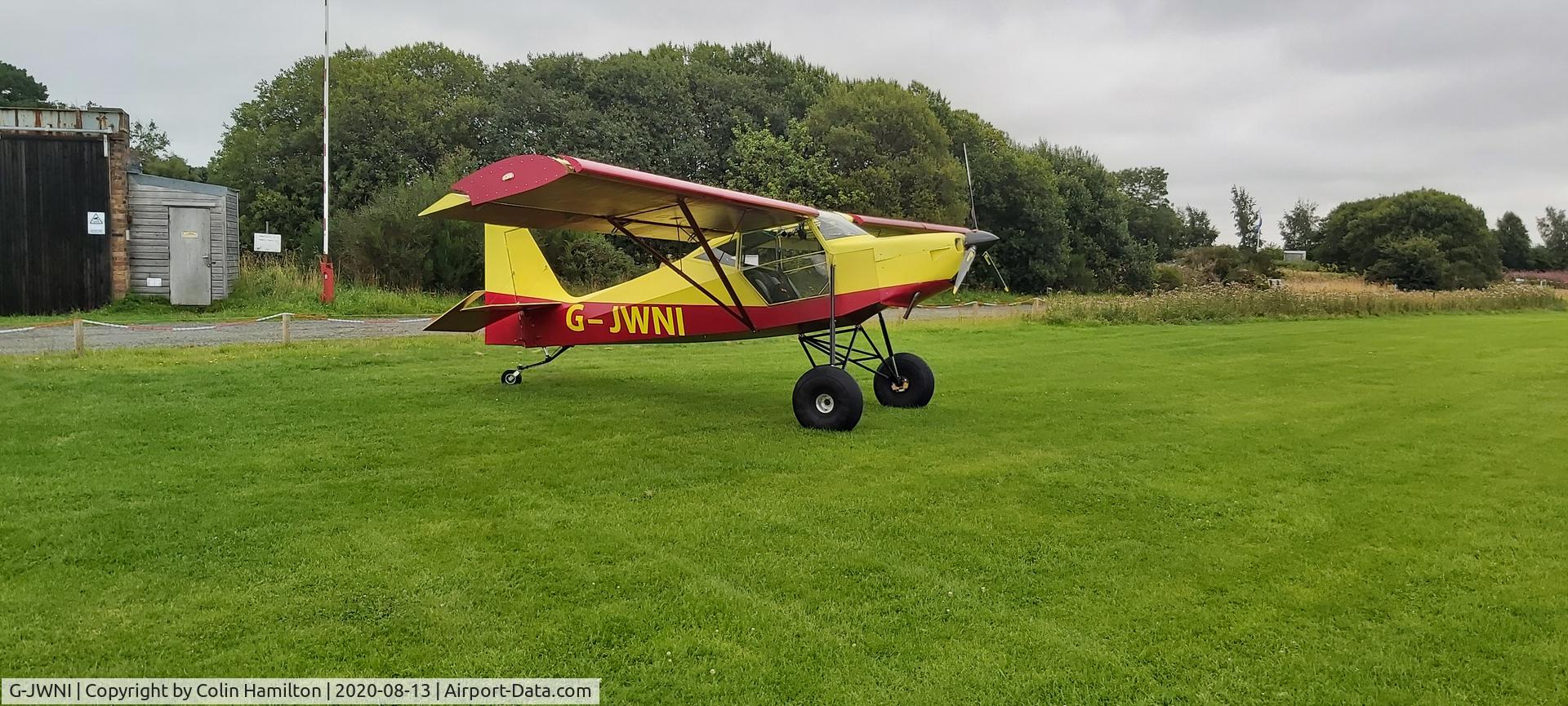 G-JWNI, 2018 Just Aircraft Superstol C/N LAA 397-15478, During test flying at Portmoak
