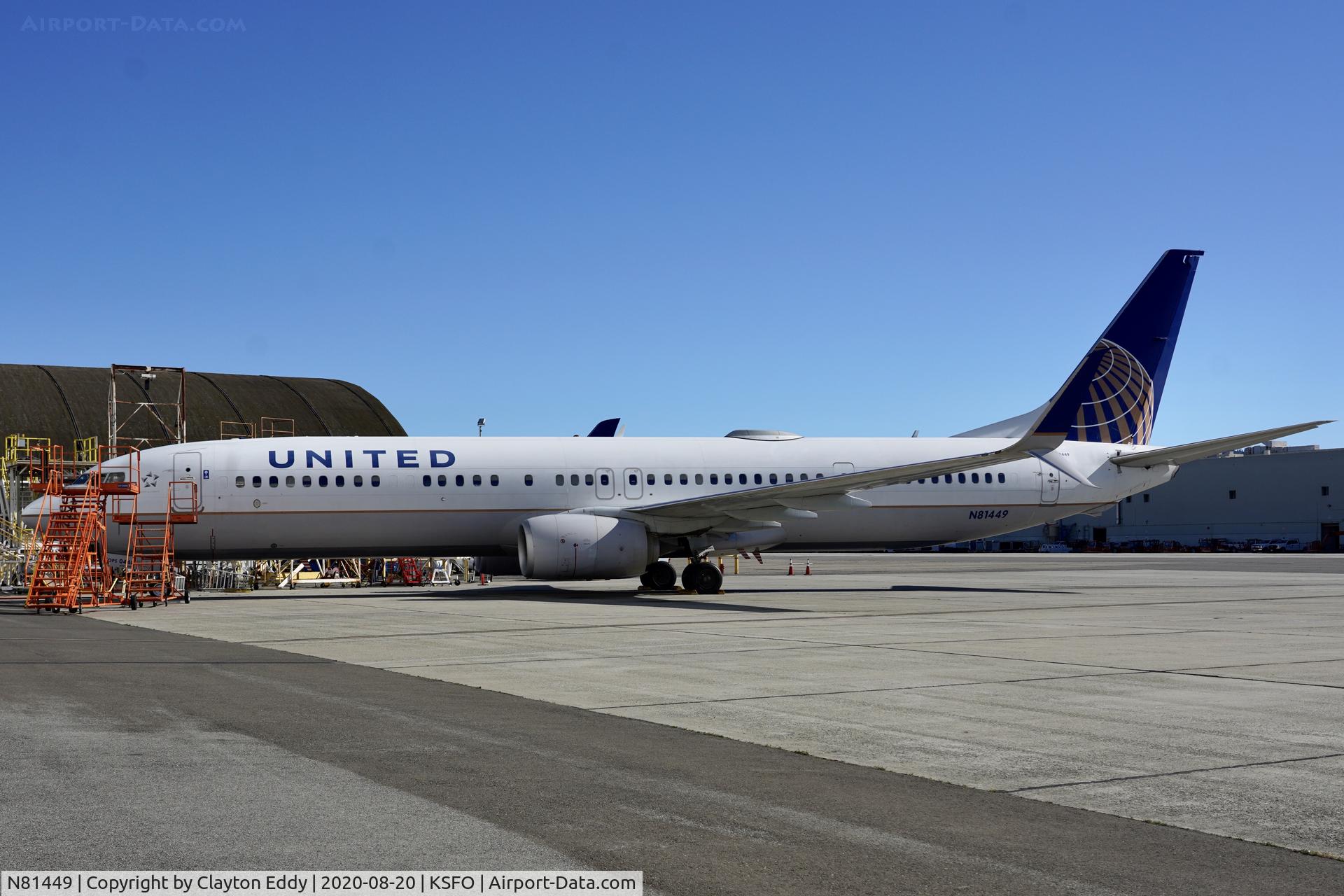 N81449, 2009 Boeing 737-924/ER C/N 31651, SFO 2020.