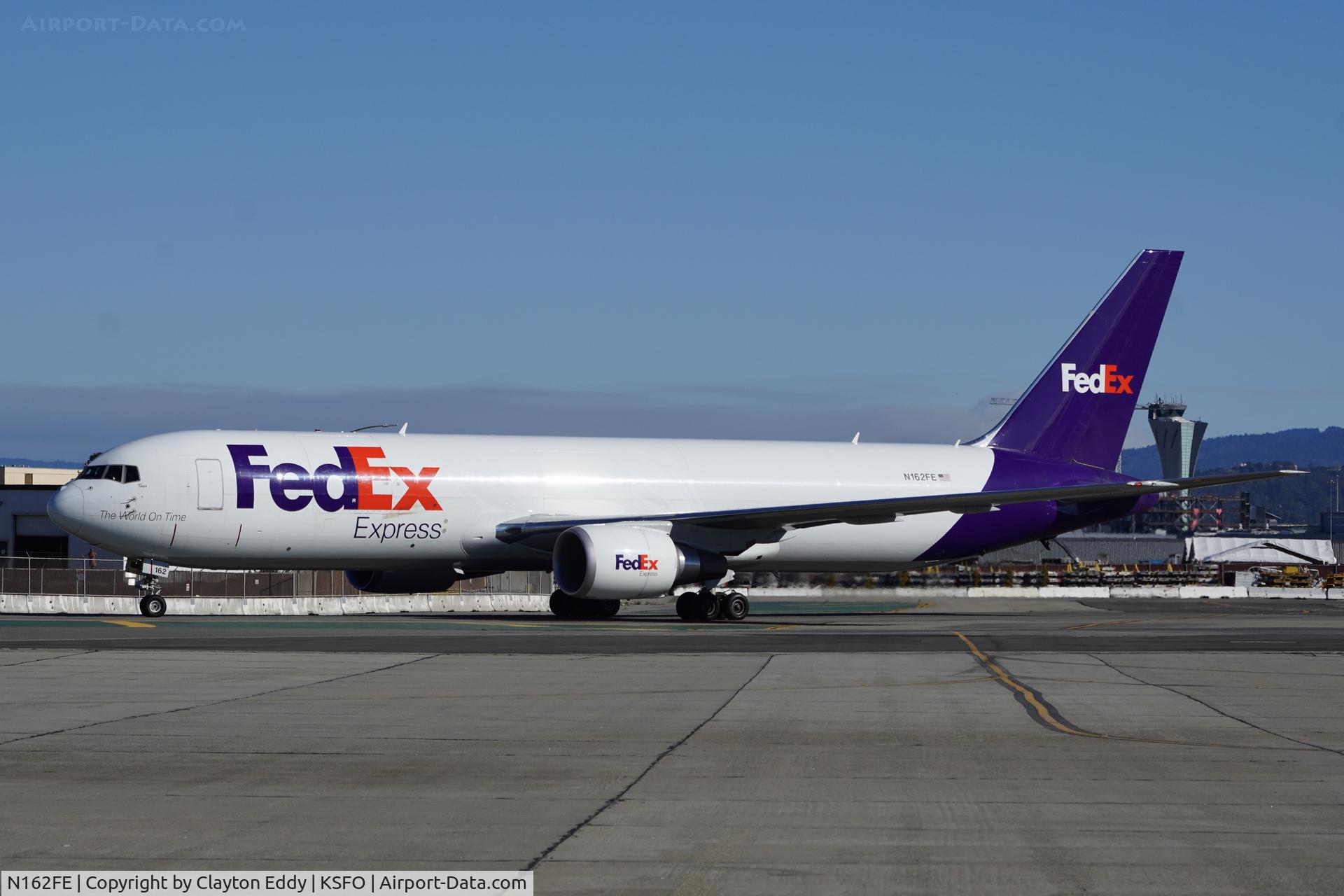 N162FE, 2018 Boeing 767-3S2F(ER) C/N 43632, SFO 2020.