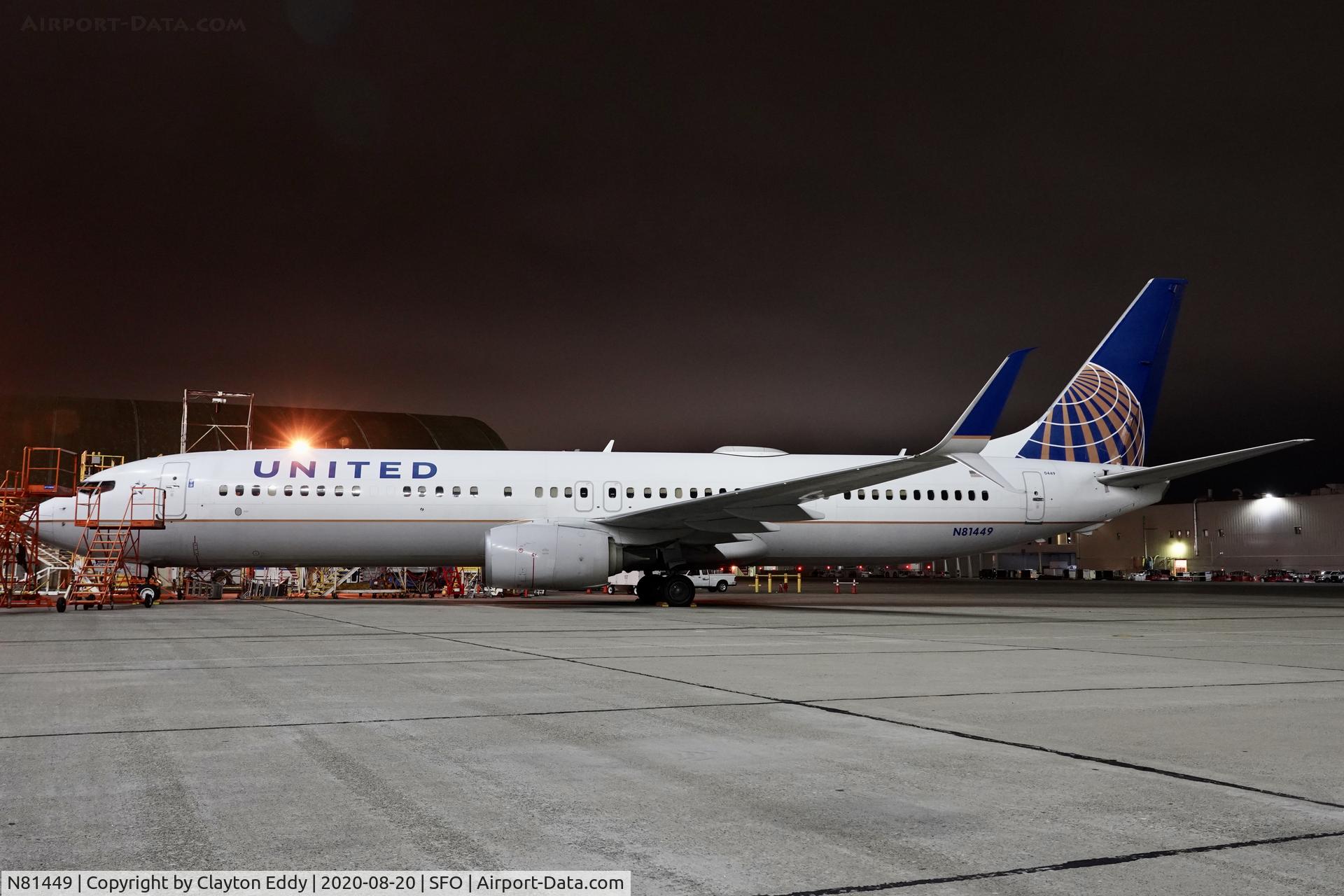 N81449, 2009 Boeing 737-924/ER C/N 31651, SFO 2020.