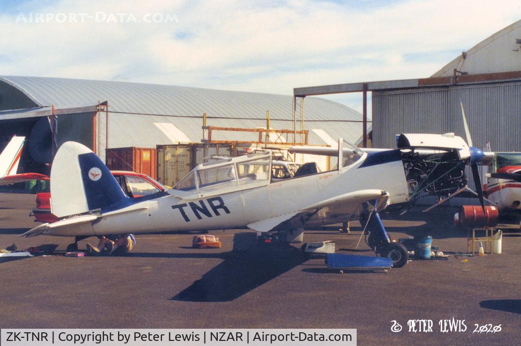 ZK-TNR, 1950 De Havilland DHC-1 Chipmunk 22A C/N C1/0018, DH Chipmunk Syndicate (I C Reynolds), Auckland - 1988