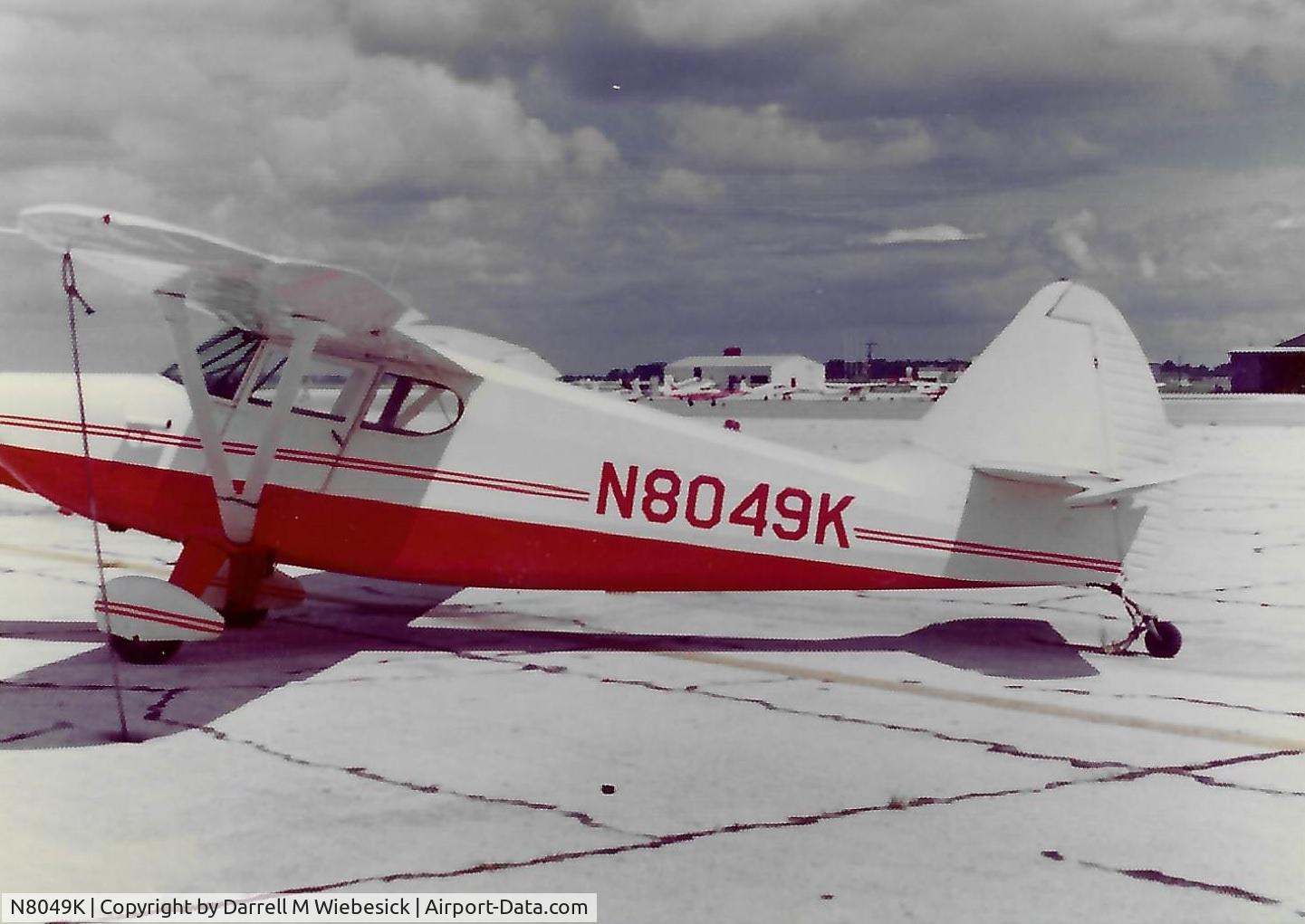 N8049K, 1947 Stinson 108-2 Voyager C/N 108-3049, Picture when I purchased the aircraft, in Florida, 1976