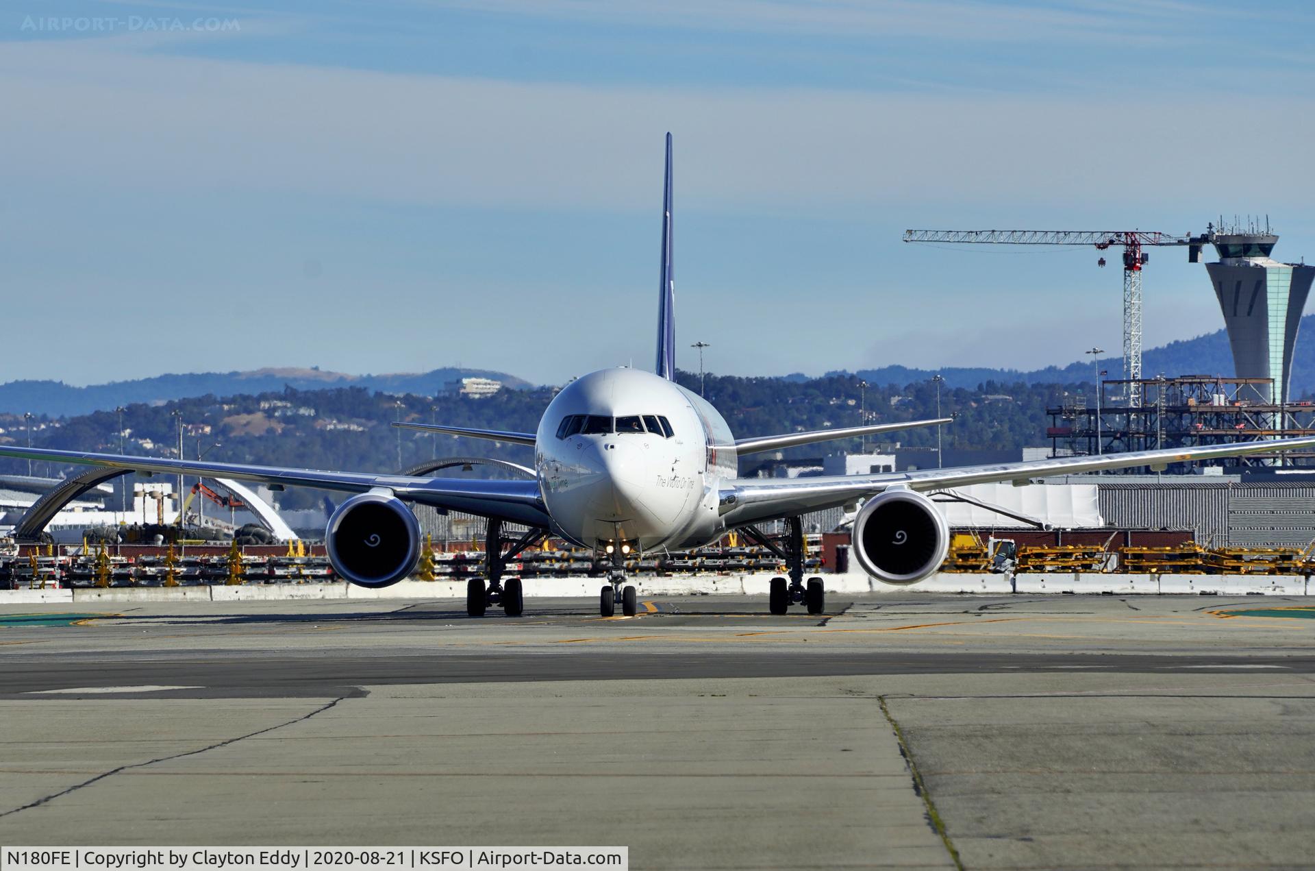 N180FE, 2019 Boeing 767-300F C/N 63111, SFO 2020.