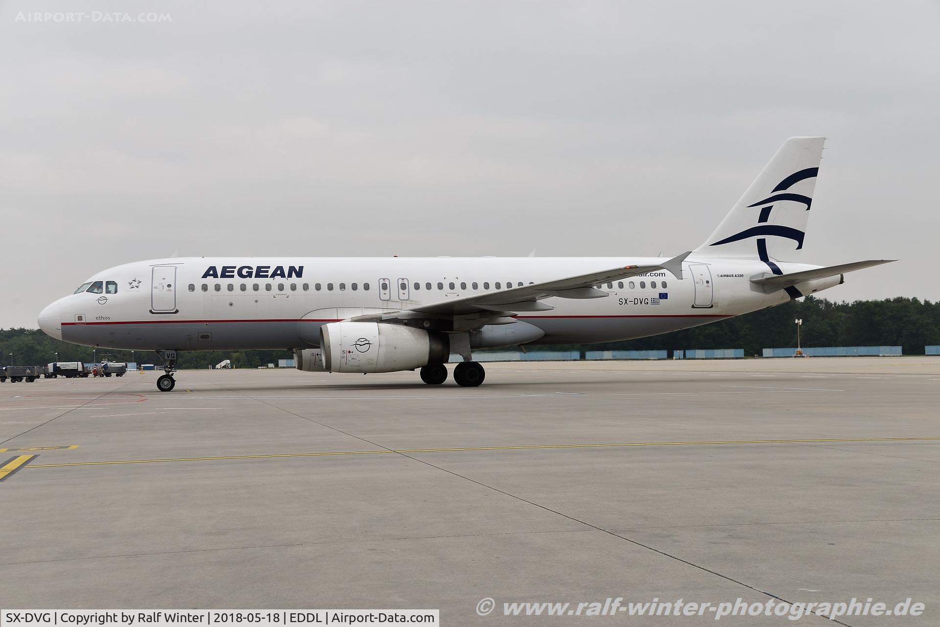 SX-DVG, 2006 Airbus A320-232 C/N 3033, Airbus A320-232 - A3 AEE Aegean Airlines 'Ethos' - 3033 - SX-DVG - 18.05.2018 - DUS