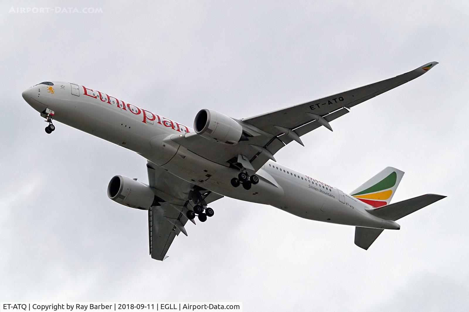 ET-ATQ, 2016 Airbus A350-941 C/N 040, ET-ATQ   Airbus A350-941 [040] (Ethiopian Airlines) Home~G 11/09/2018
