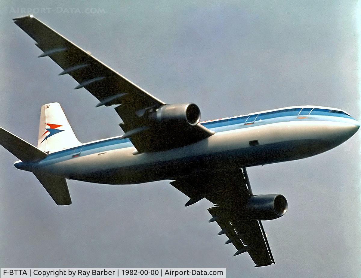 F-BTTA, 1973 Dassault Mercure 100 C/N 1, F-BTTA   Dassault Mercure 100 [1] (Air Inter) (Place & Date unknown) @ 1982