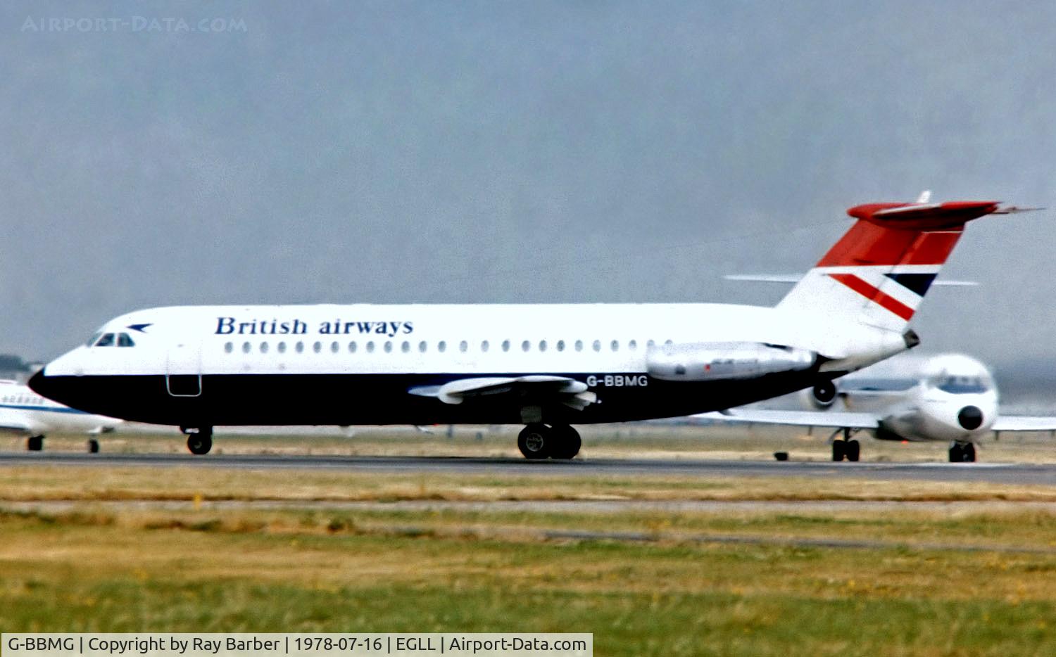 G-BBMG, 1968 BAC 111-408EF One-Eleven C/N BAC.115, G-BBMG   BAC 111/408EF One-Eleven [115] (British Airways) Heathrow~G 16/07/1978