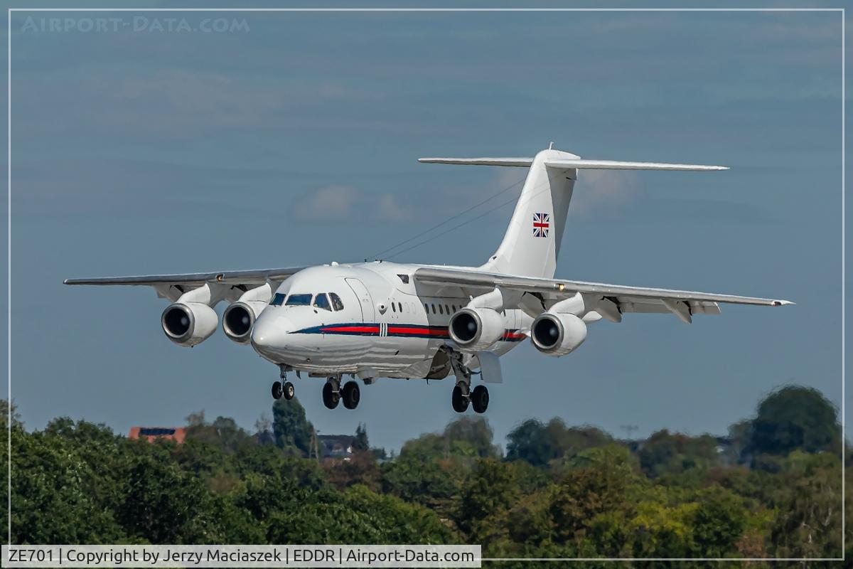 ZE701, 1985 British Aerospace BAe.146 CC.2 C/N E1029, 1985 British Aerospace BAe.146 CC.2, c/n: E1029