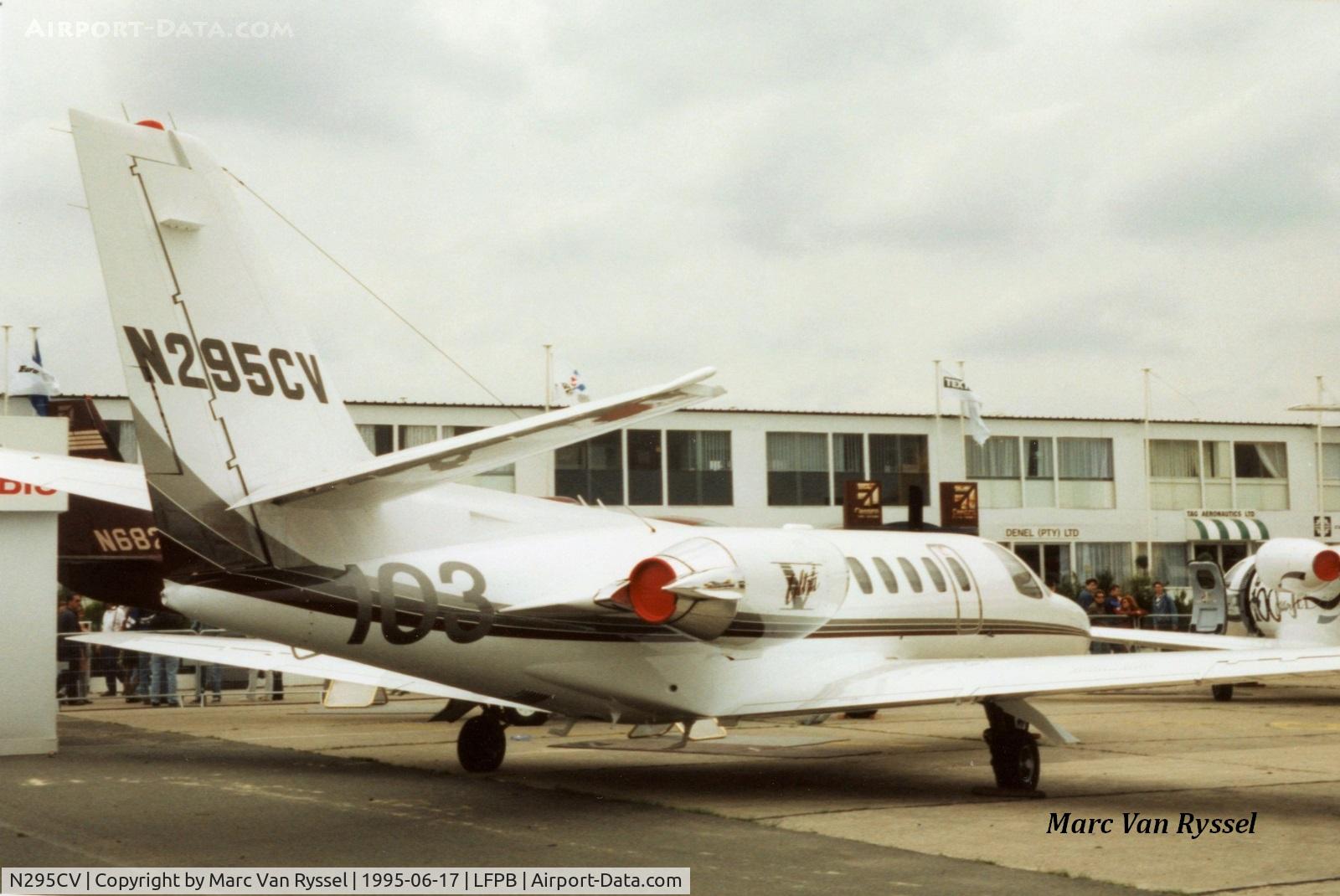 N295CV, 1995 Cessna 560 Citation Ultra C/N 560-0295, At Paris Airshow 1995.