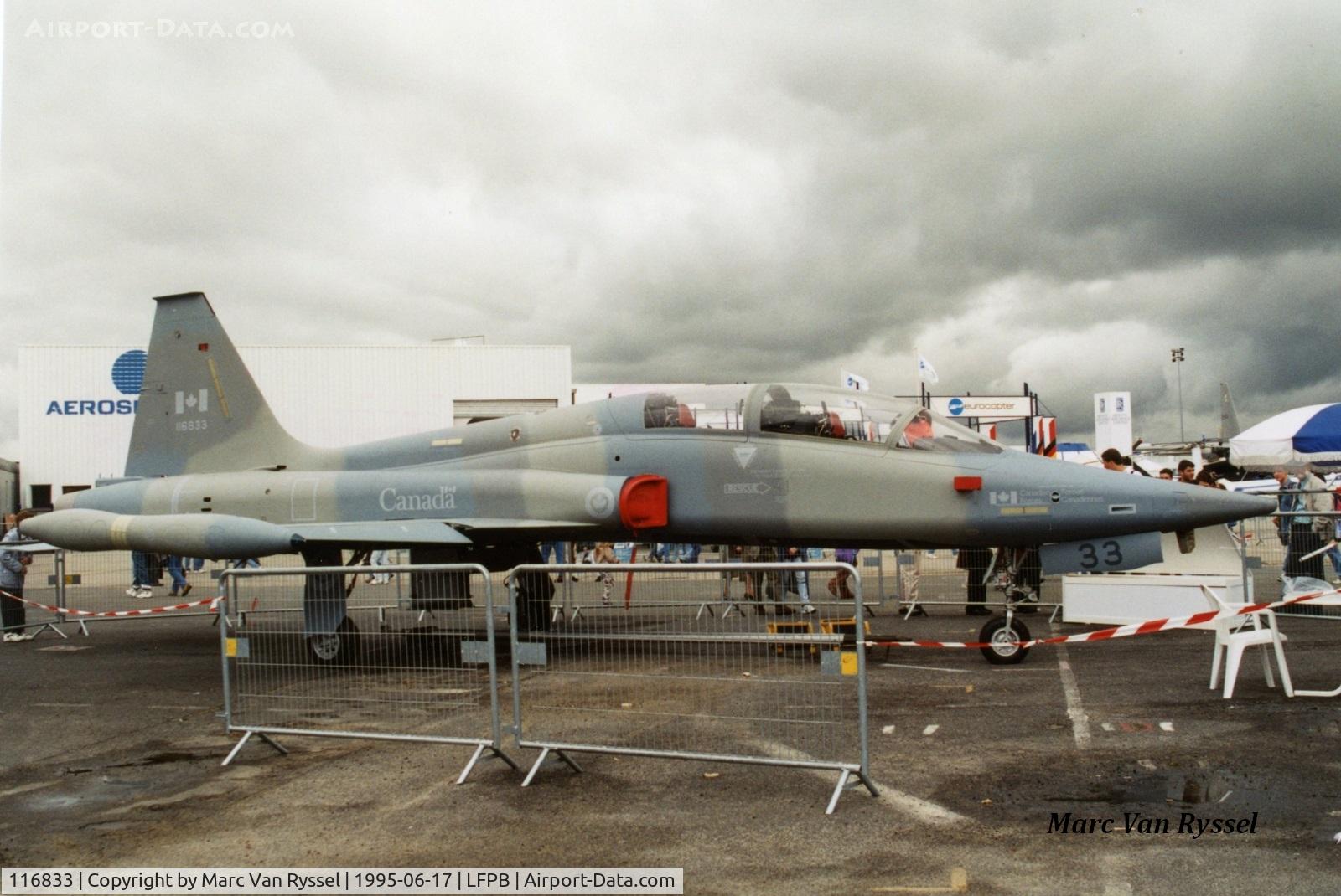 116833, Canadair CF-5D C/N 2033, At Paris Airshow 1995.