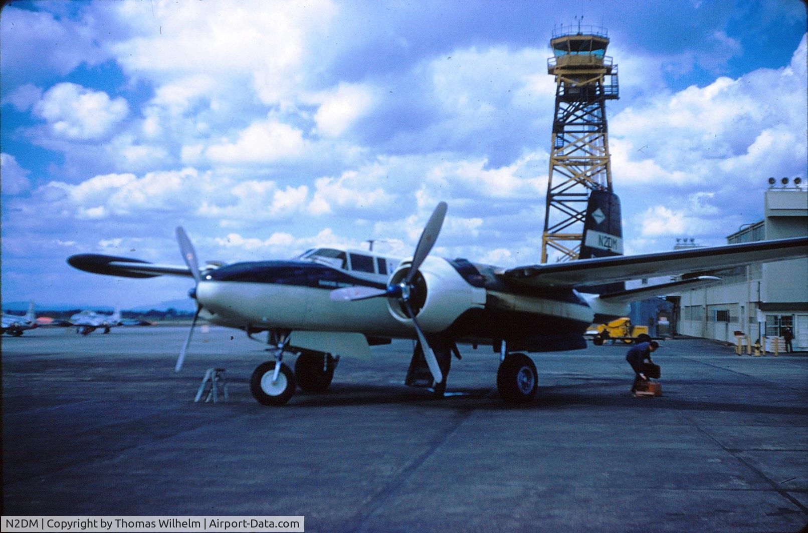 41-39163, 1955 Douglas A-26B Invader C/N 6876, The company plane of the Diamond Match Corporation.  Picture taken in the fall of 1959 in Idaho or northern California by my father, Alfred Wilhelm.