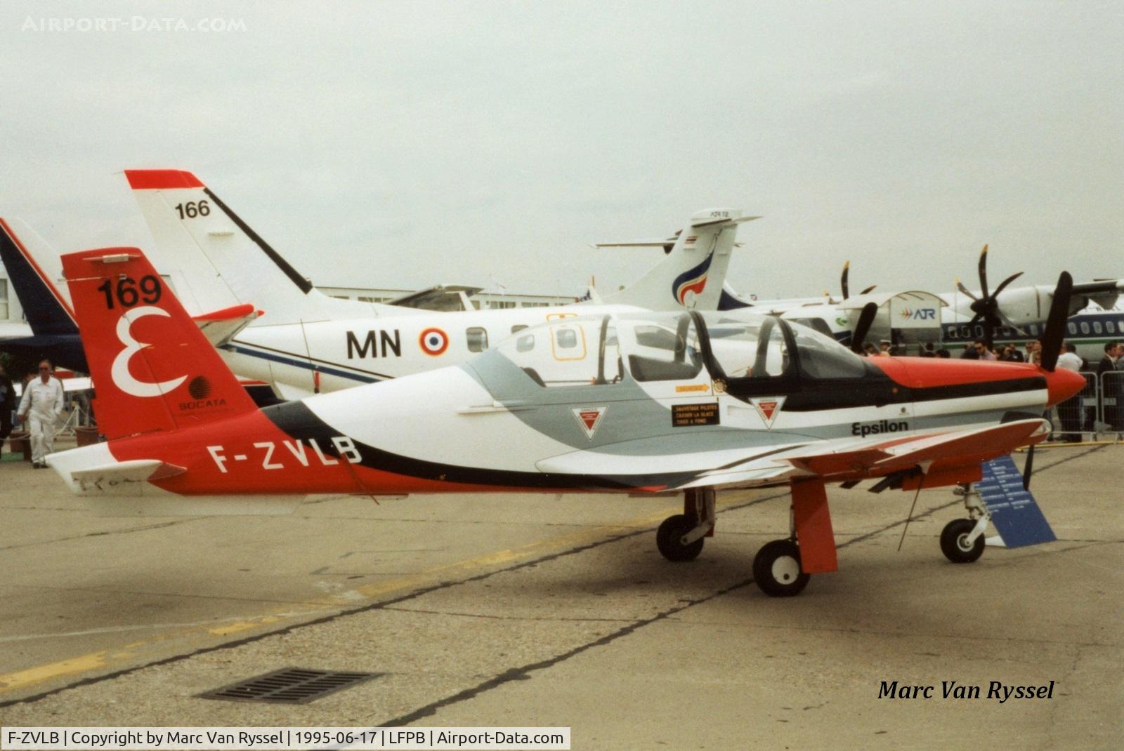 F-ZVLB, Socata TB-30 C/N 57, TB-30 Epsilon at Paris Airshow 1995.