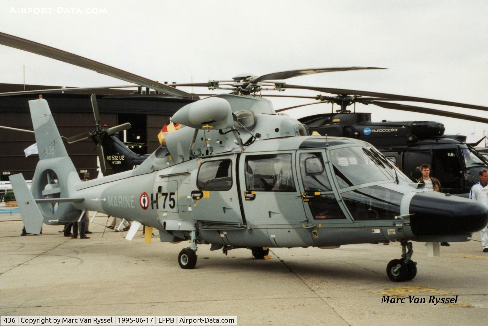 436, Eurocopter AS-565SA Panther C/N 6436, 436 at Paris Airshow 1995.