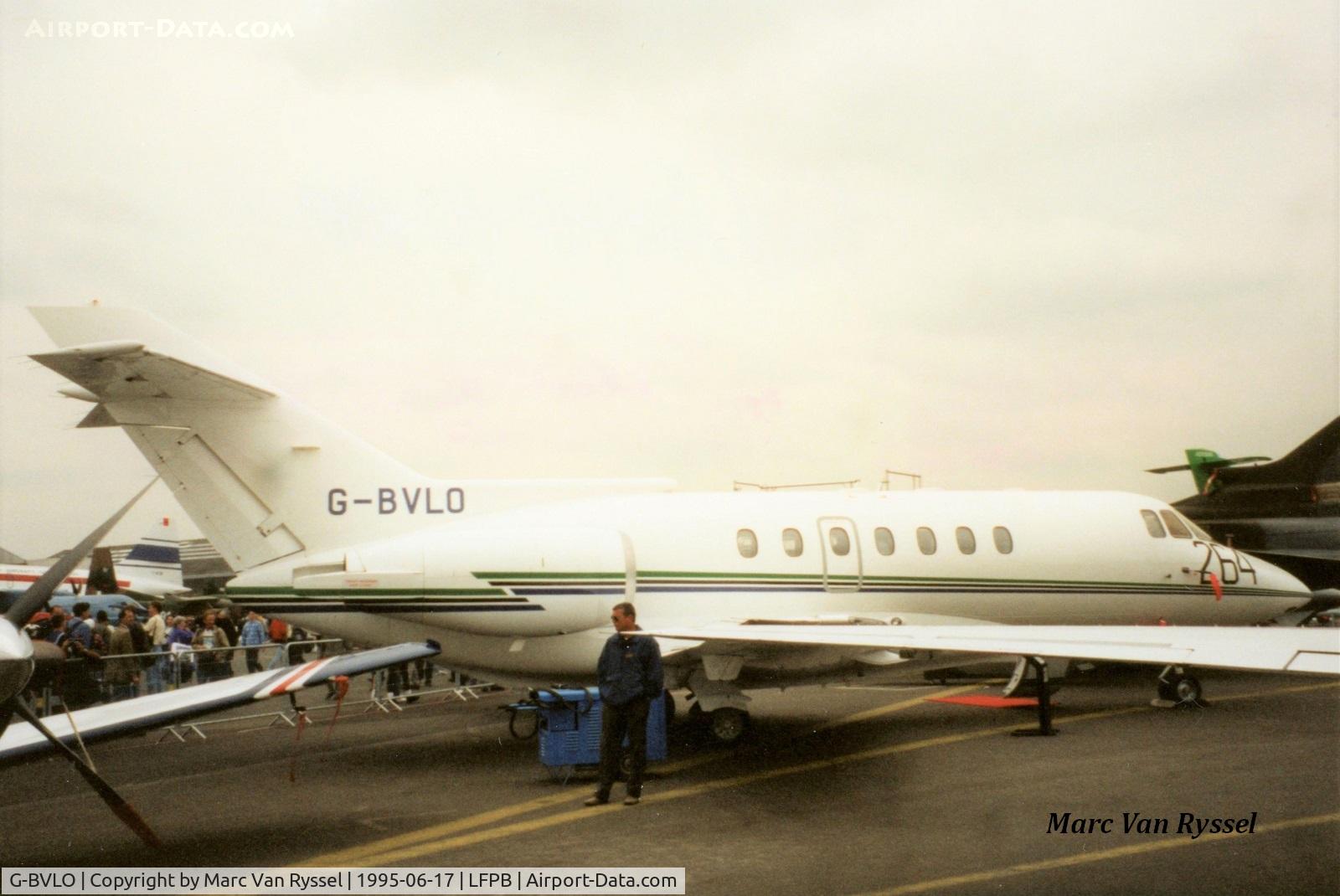 G-BVLO, 1992 British Aerospace BAe.125-1000B C/N 259027, Paris Airshow 1995.