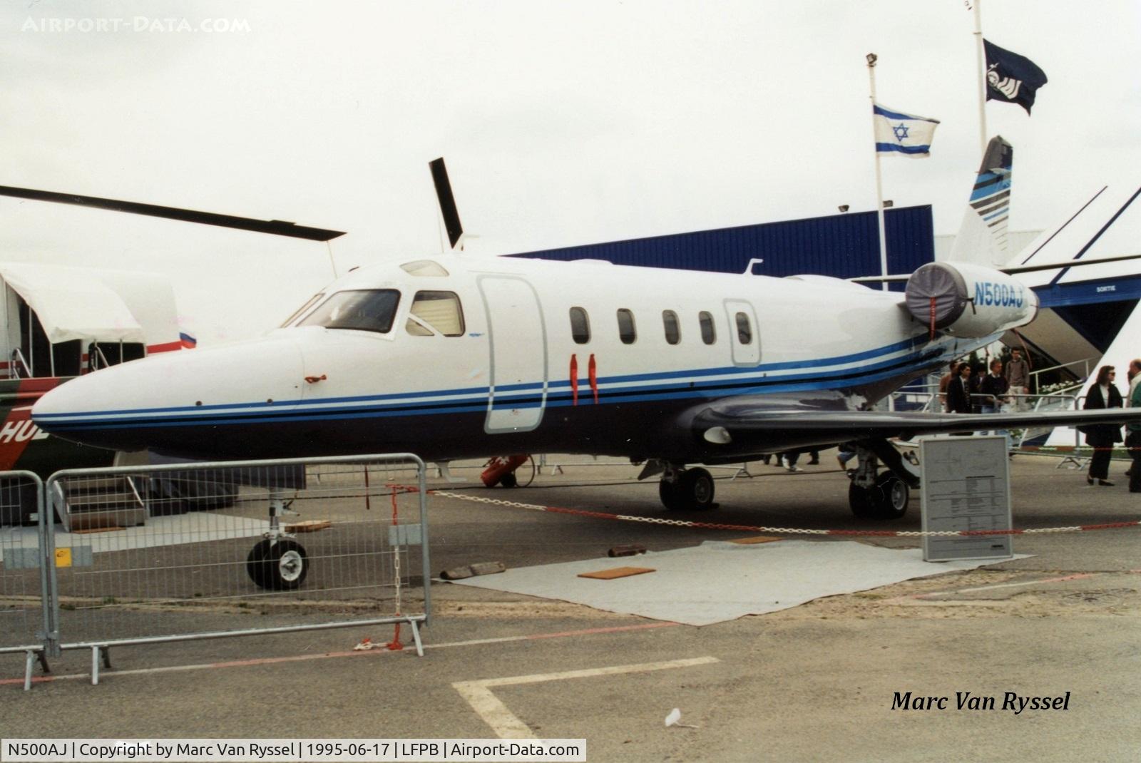 N500AJ, 1994 Israel Aircraft Industries IAI-1125 Westwind Astra C/N 074, Paris Airshow 1995.