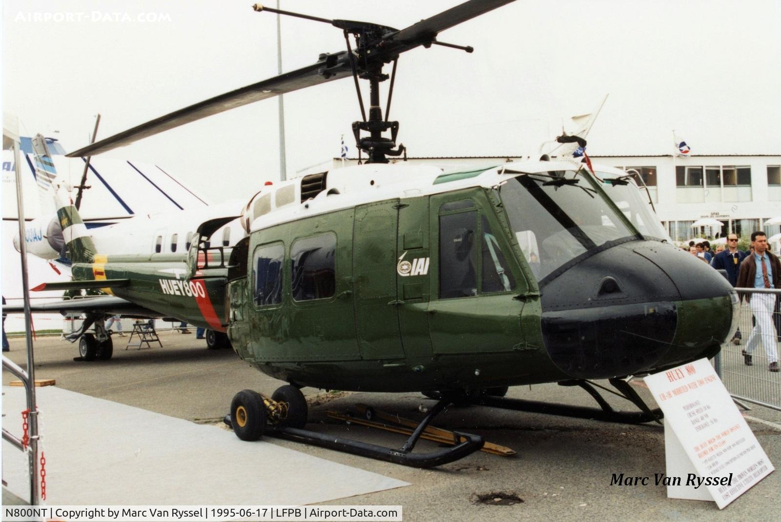 N800NT, Bell Huey 800 C/N 11380, At Paris Airshow 1995.