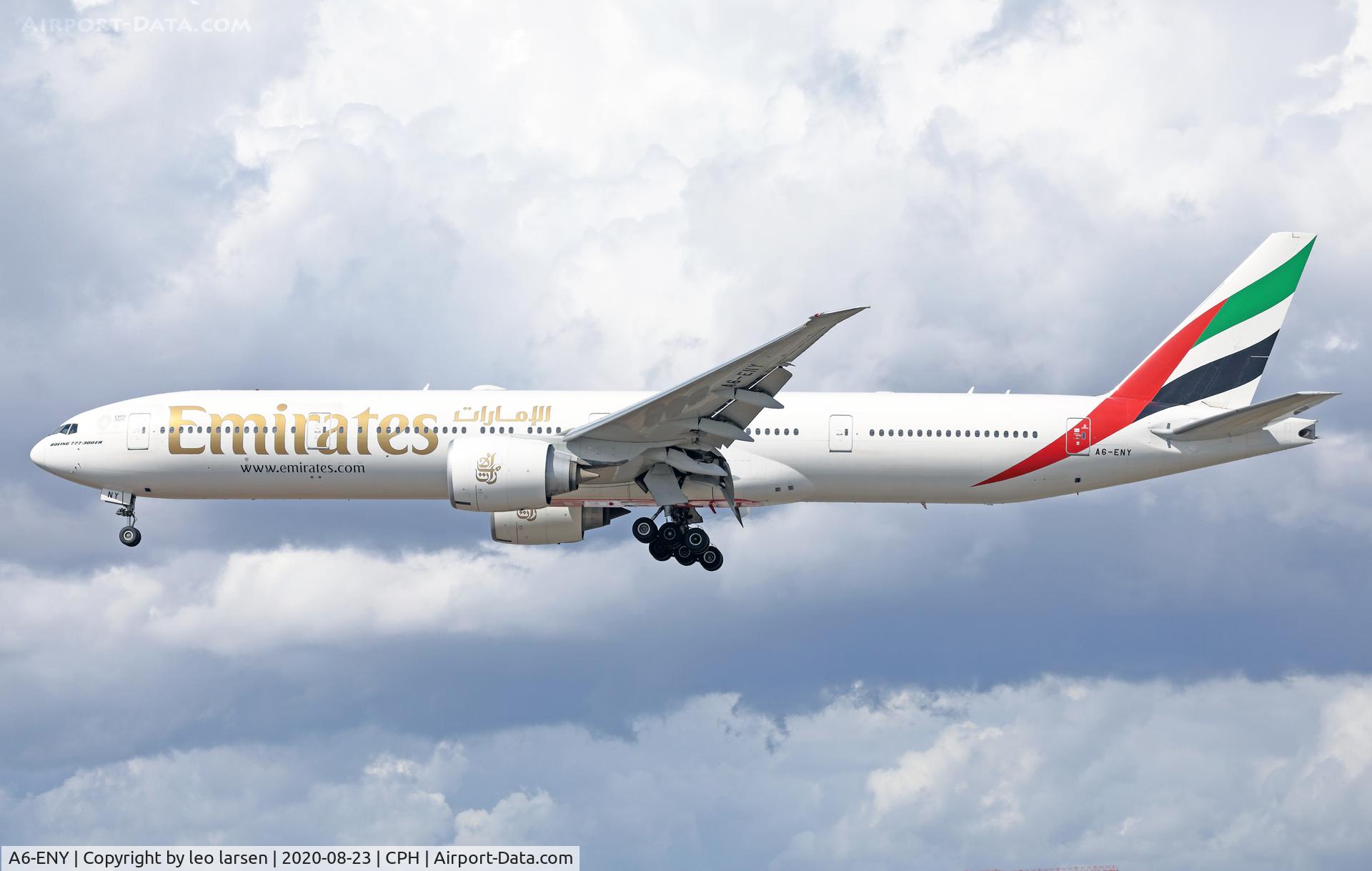A6-ENY, 2015 Boeing 777-31H/ER C/N 42122, Copenhagen 23.8.2020