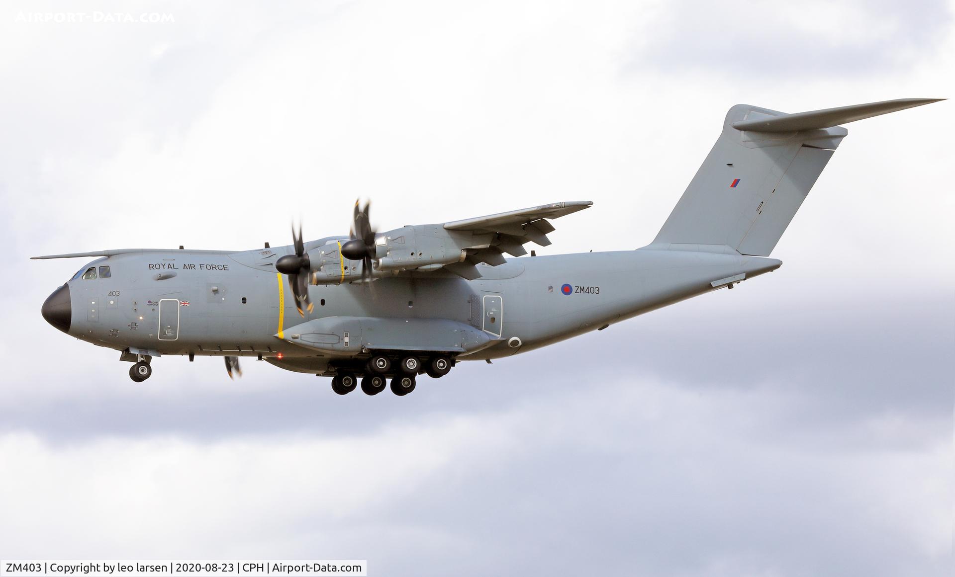 ZM403, 2015 Airbus A400M-180 Atlas C.1 C/N 020, Copenhagen 23.8.2020