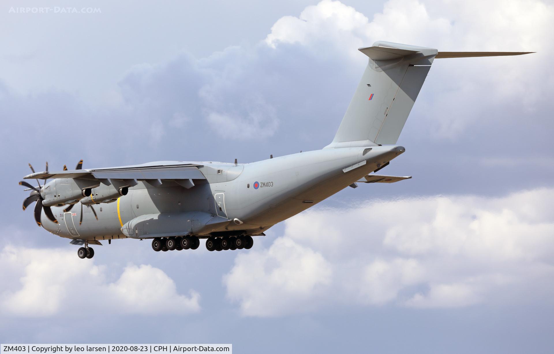 ZM403, 2015 Airbus A400M-180 Atlas C.1 C/N 020, Copenhagen 23.8.2020