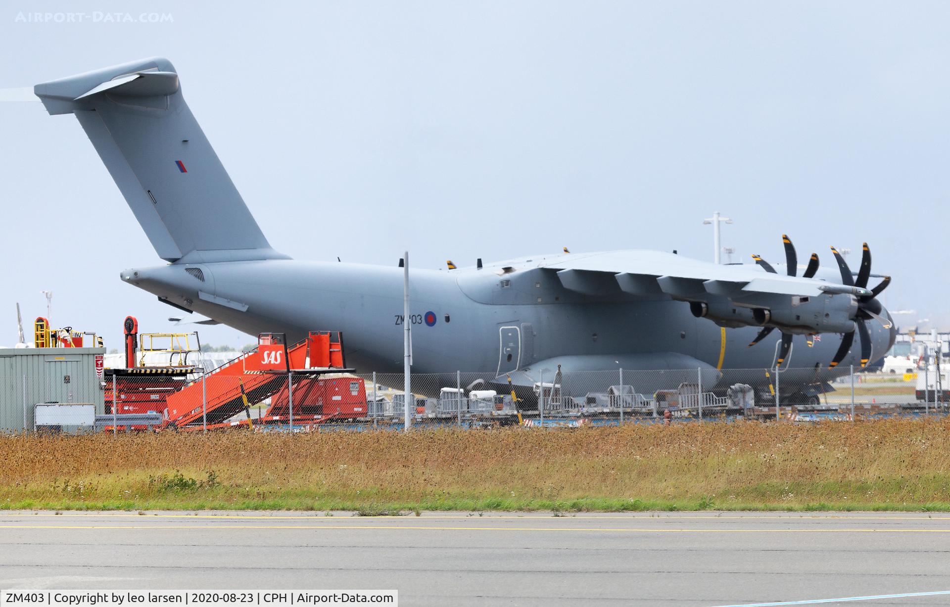 ZM403, 2015 Airbus A400M-180 Atlas C.1 C/N 020, Copenhagen 23.8.2020