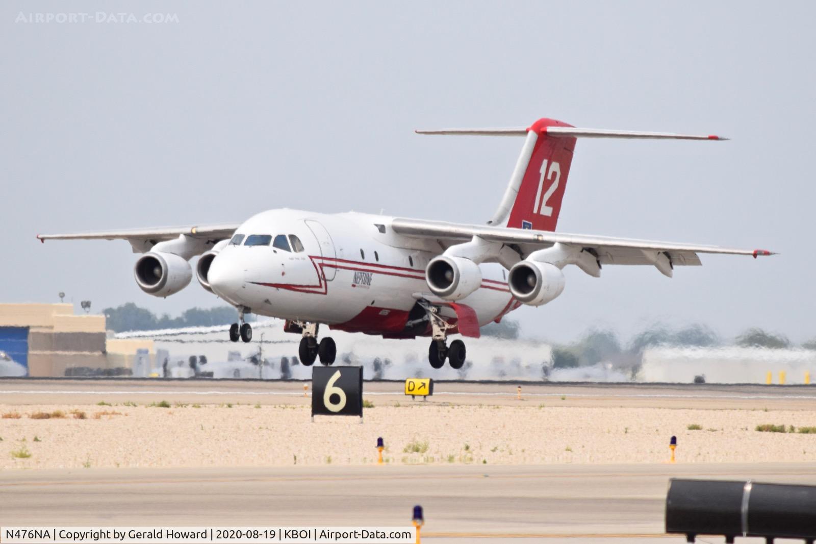 N476NA, 1991 British Aerospace BAe.146-200 C/N E2196, Take off from 10L.