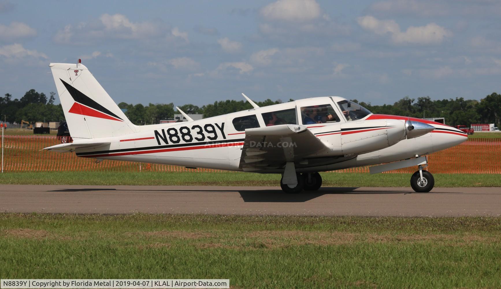N8839Y, 1969 Piper PA-39-160 Twin Comanche C/R C/N 39-2, PA-30