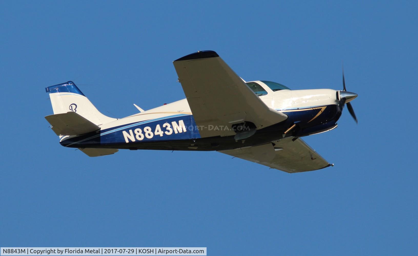 N8843M, 1964 Beech 35-B33 Debonair C/N CD-739, Beech B33